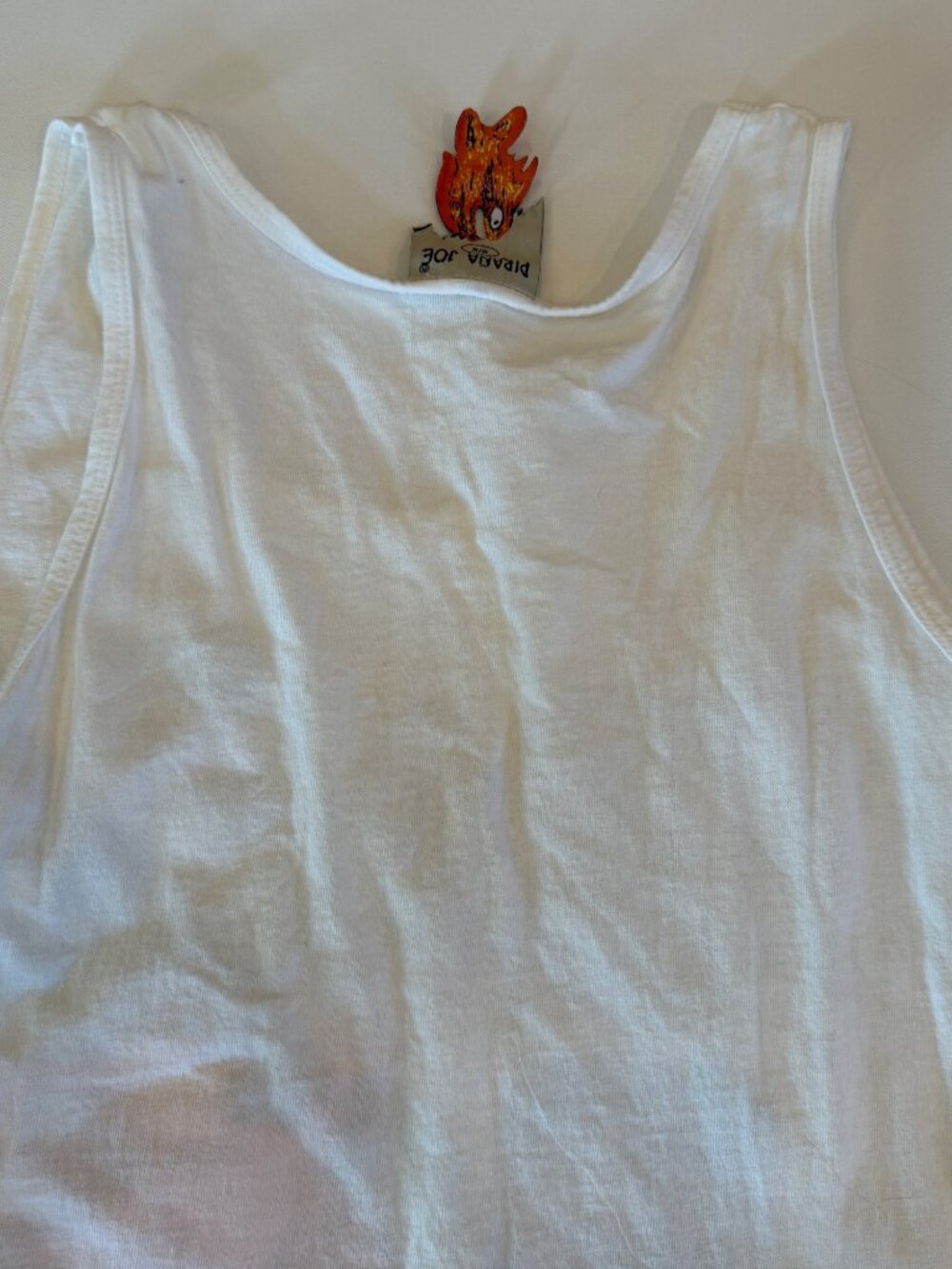 Pirana Joe Belize Graphic Tee Tank Top Medium Unisex T-Shirt Summer Vacation - Picture 3 of 8